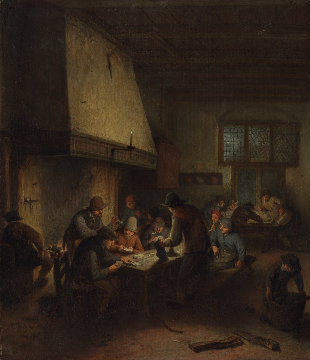 Scena tawerny autorstwa Adriaen van Ostade