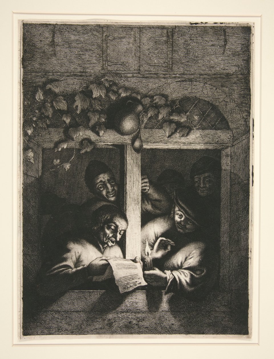a. Szewc ur. Śpiewacy autorstwa Adriaen van Ostade