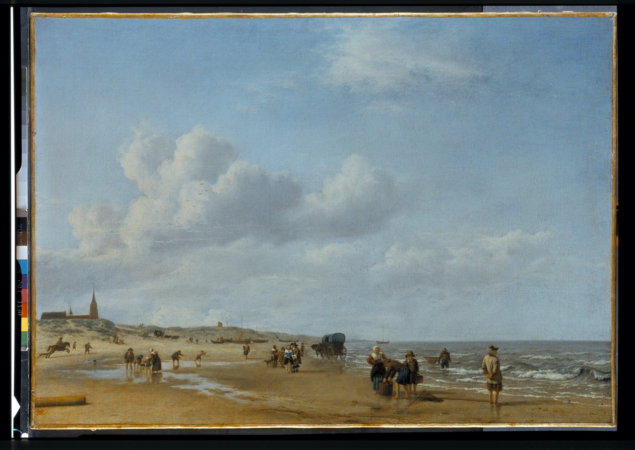 Plaża w Scheveningen autorstwa Adriaen van de Velde