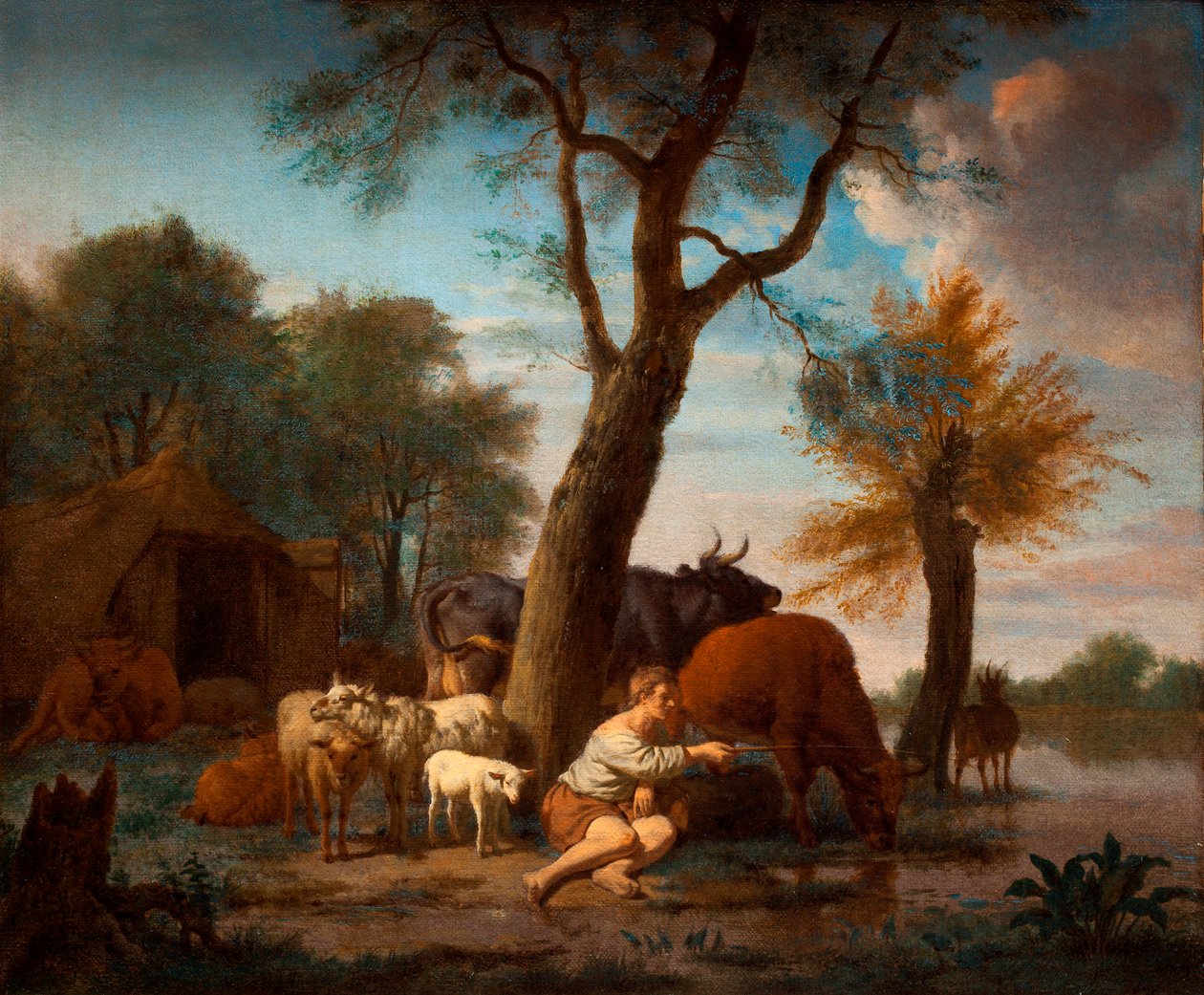 Pasterz rybacki autorstwa Adriaen van de Velde