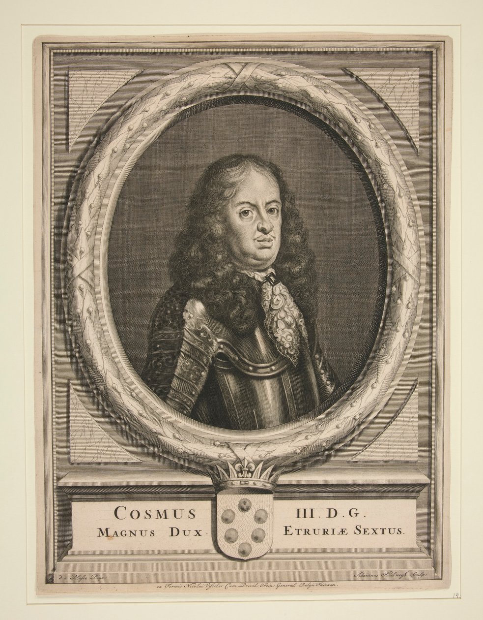 Cosimo III (1 z 31 portretów) autorstwa Adrian Haelwegh