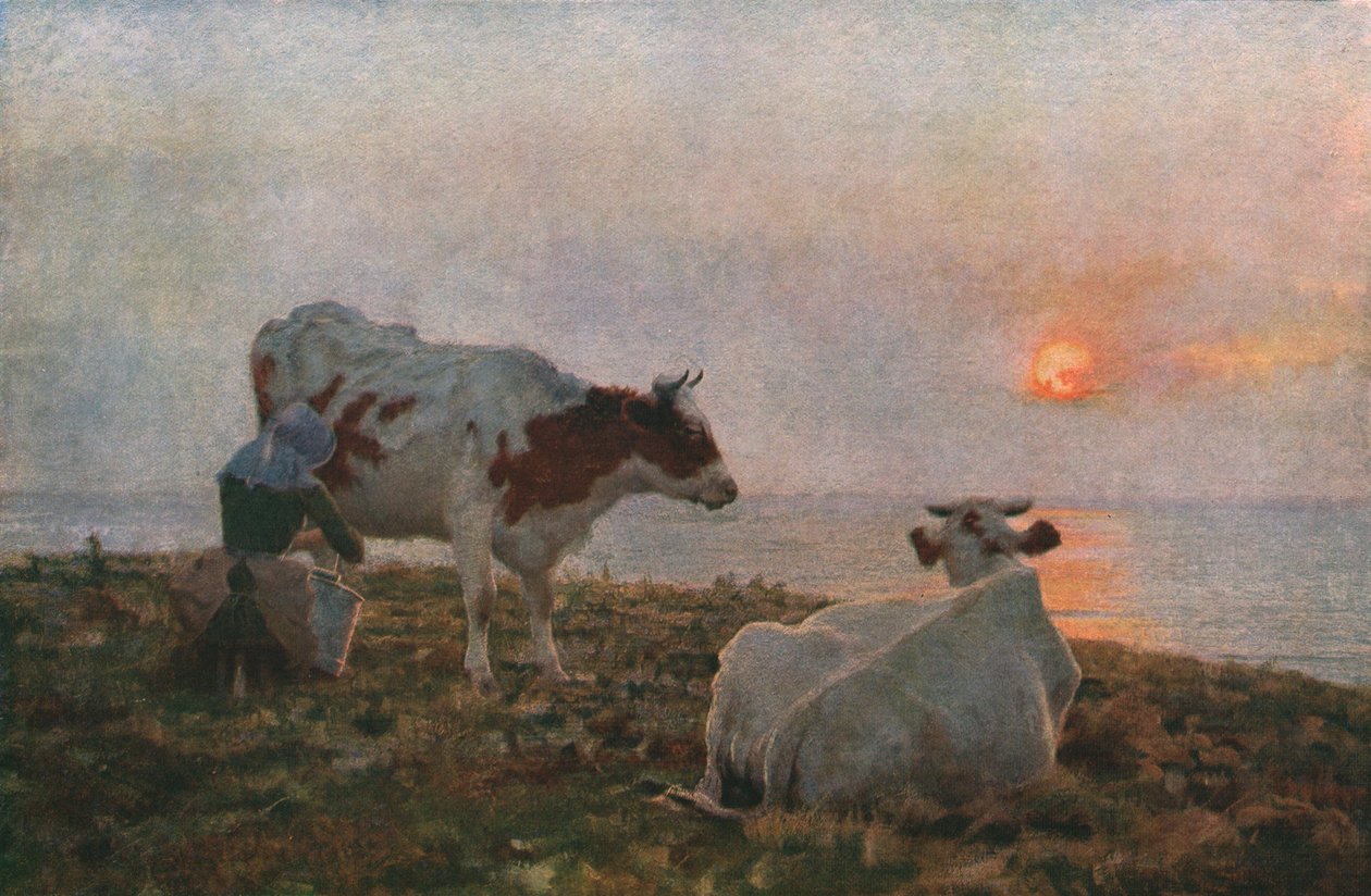 „Zachodzące słońce”, ok. 1897, ok. 1930. autorstwa Adrian Stokes