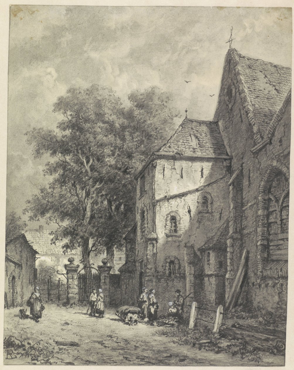 Twarz w kościele autorstwa Adrianus Eversen