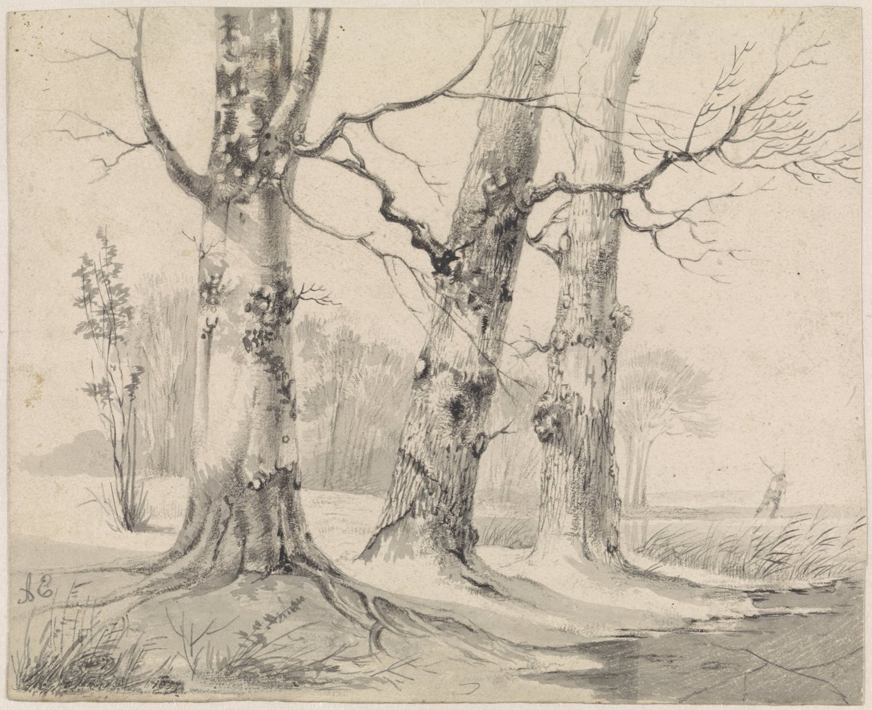 zimowy krajobraz autorstwa Adrianus Eversen