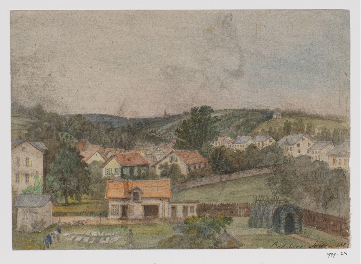 Widok na Soden-am-Taunus, Niemcy autorstwa Adrianus Johannes Bik