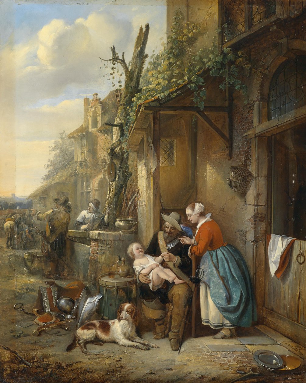 Reszta Landsknechtów autorstwa Adrien Joseph Verhoeven Ball
