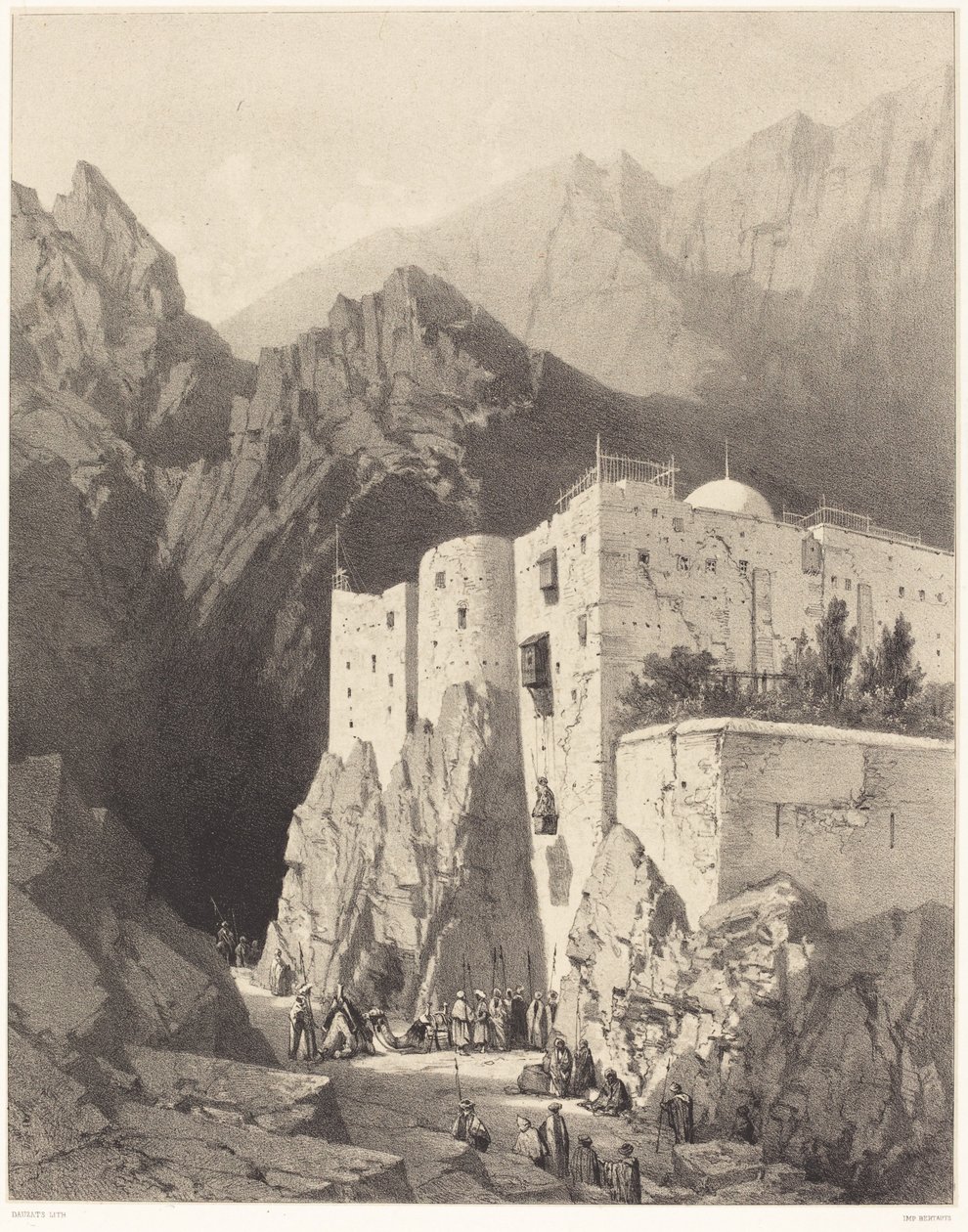 Mt. Synaj autorstwa Adrien Dauzats