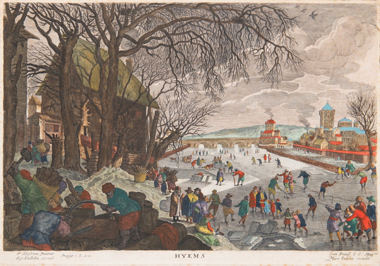 Alegoria zimy, 1620. autorstwa Aegidius Sadeler