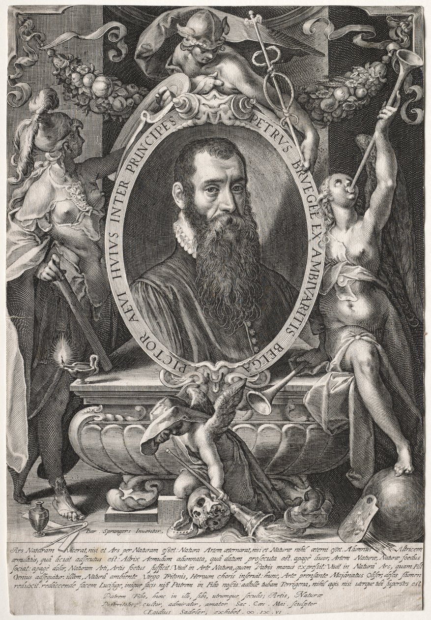 Pietera Bruegla, 1606. autorstwa Aegidius Sadeler or Saedeler