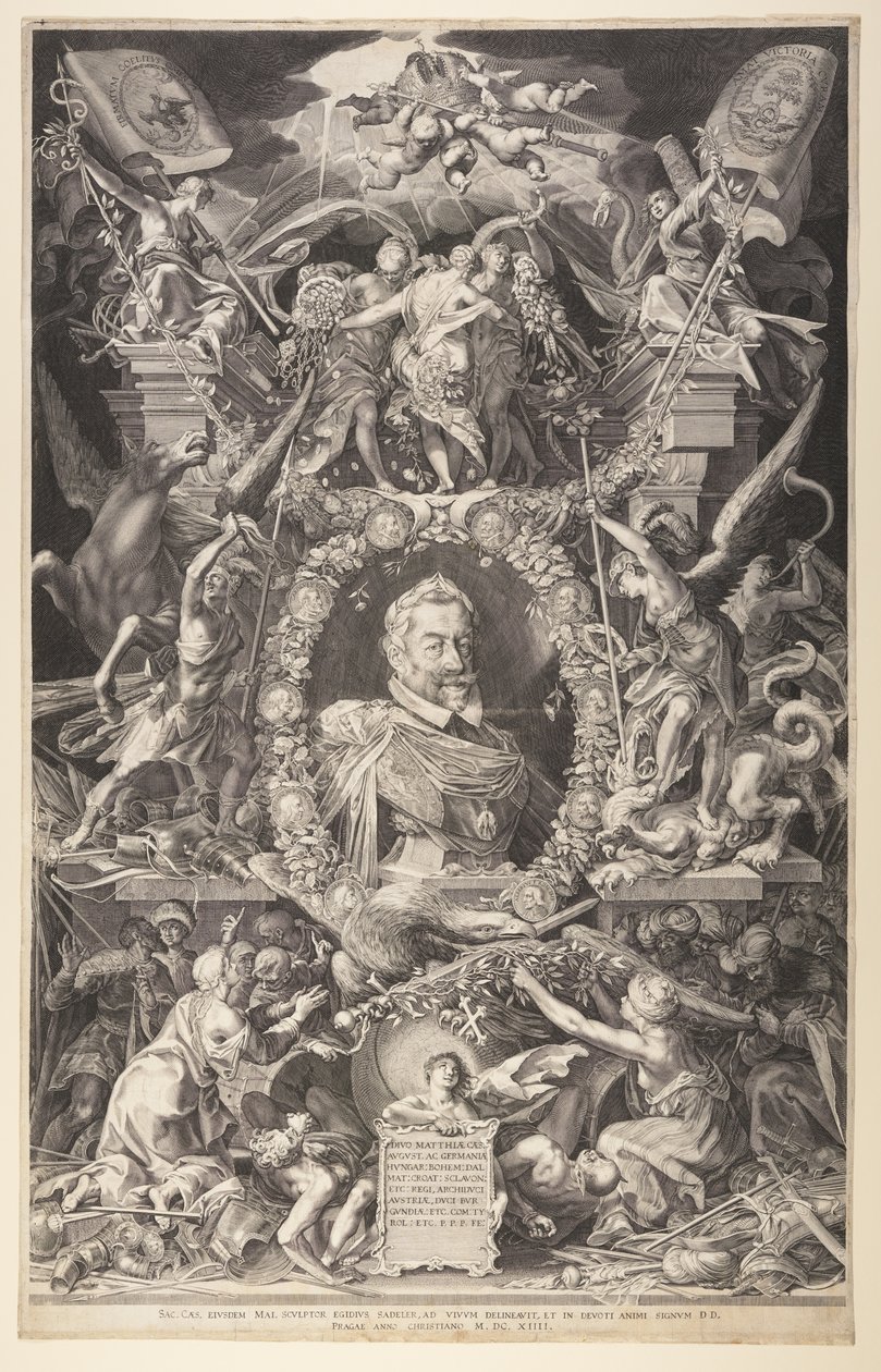 Cesarz Matthias autorstwa Aegidius Sadeler II