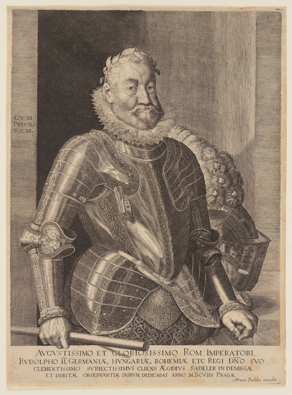 Rudolf II, Święty Cesarz Rzymski autorstwa Aegidius Sadeler II