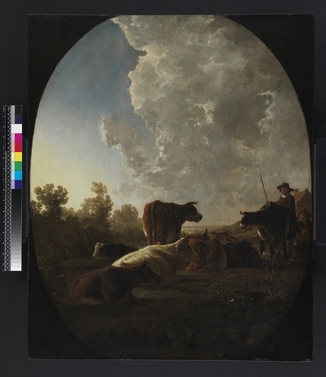Борооны дараах нар жаргах, 1648-52 поли autorstwa Aelbert Cuyp