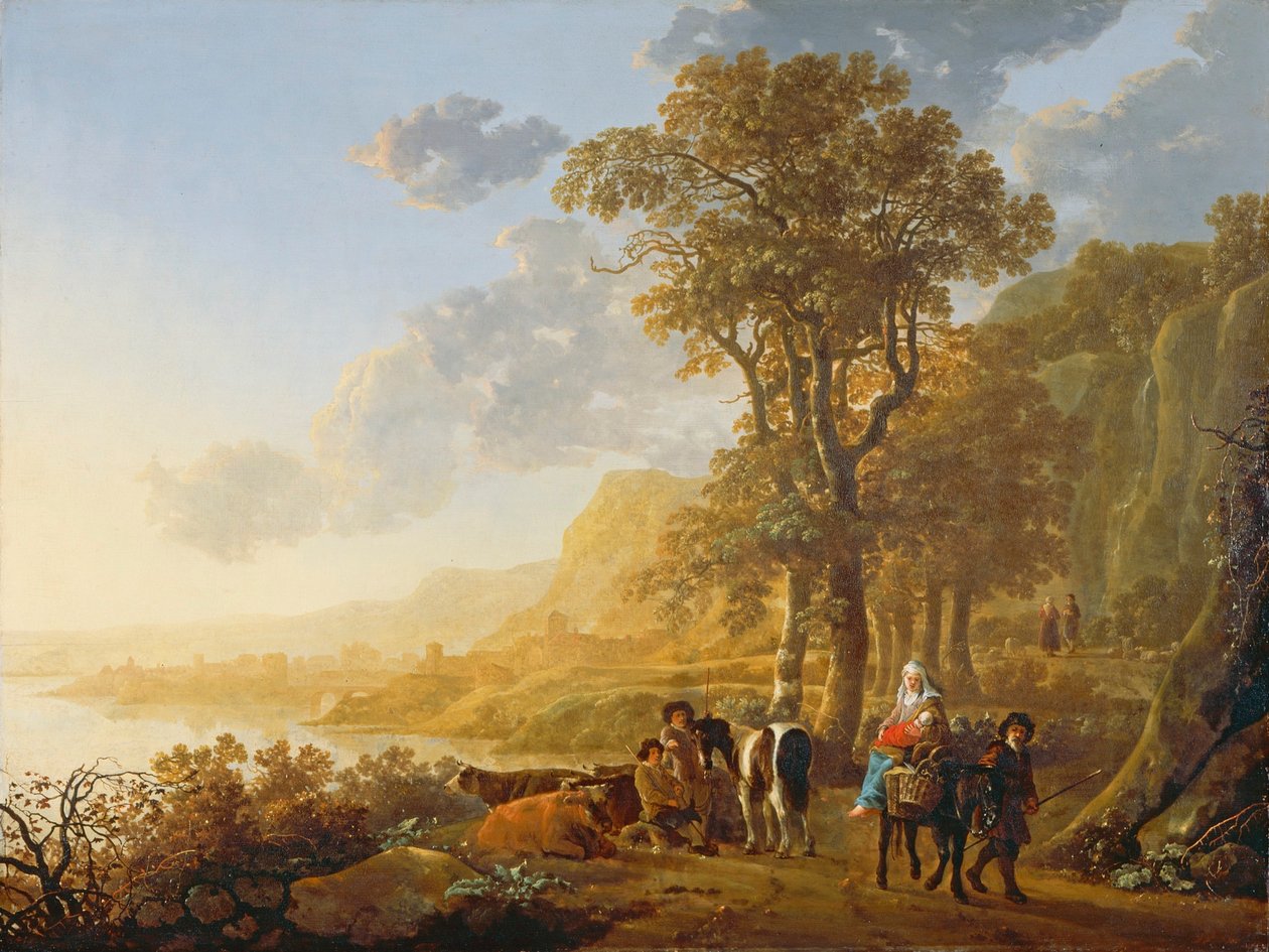 Ucieczka do Egiptu autorstwa Aelbert Cuyp