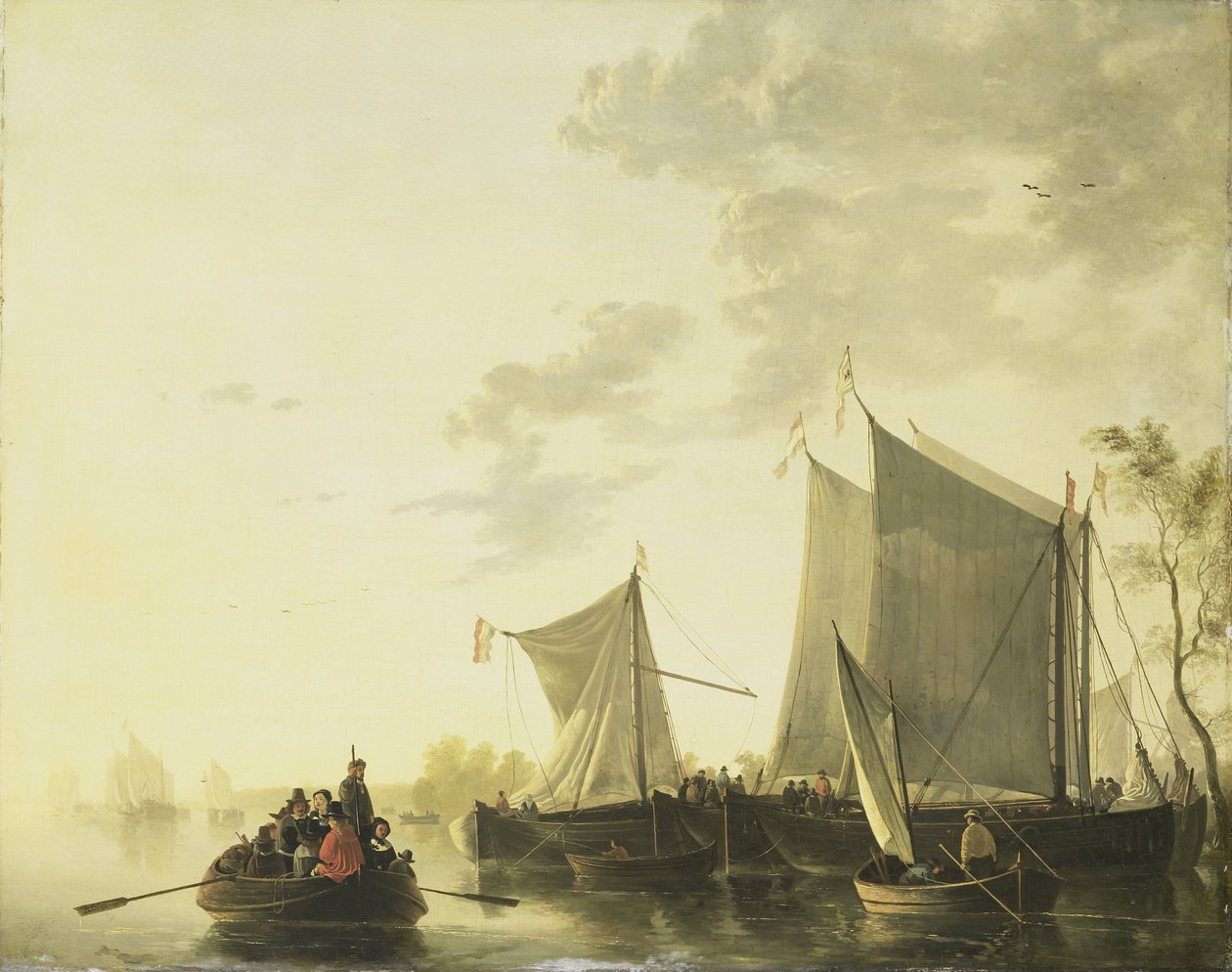 widok na rzekę autorstwa Aelbert Cuyp (copy after)