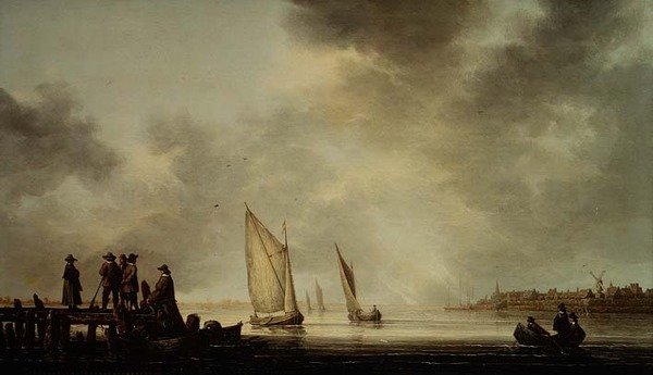 Krajobraz rzeki autorstwa Aelbert Cuyp