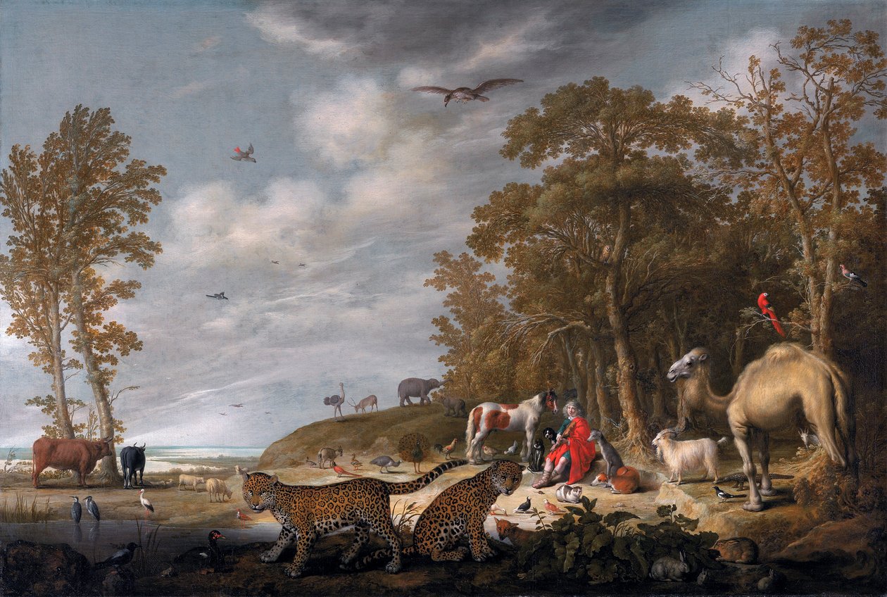 Orfeusz grający dla zwierząt autorstwa Aelbert Cuyp