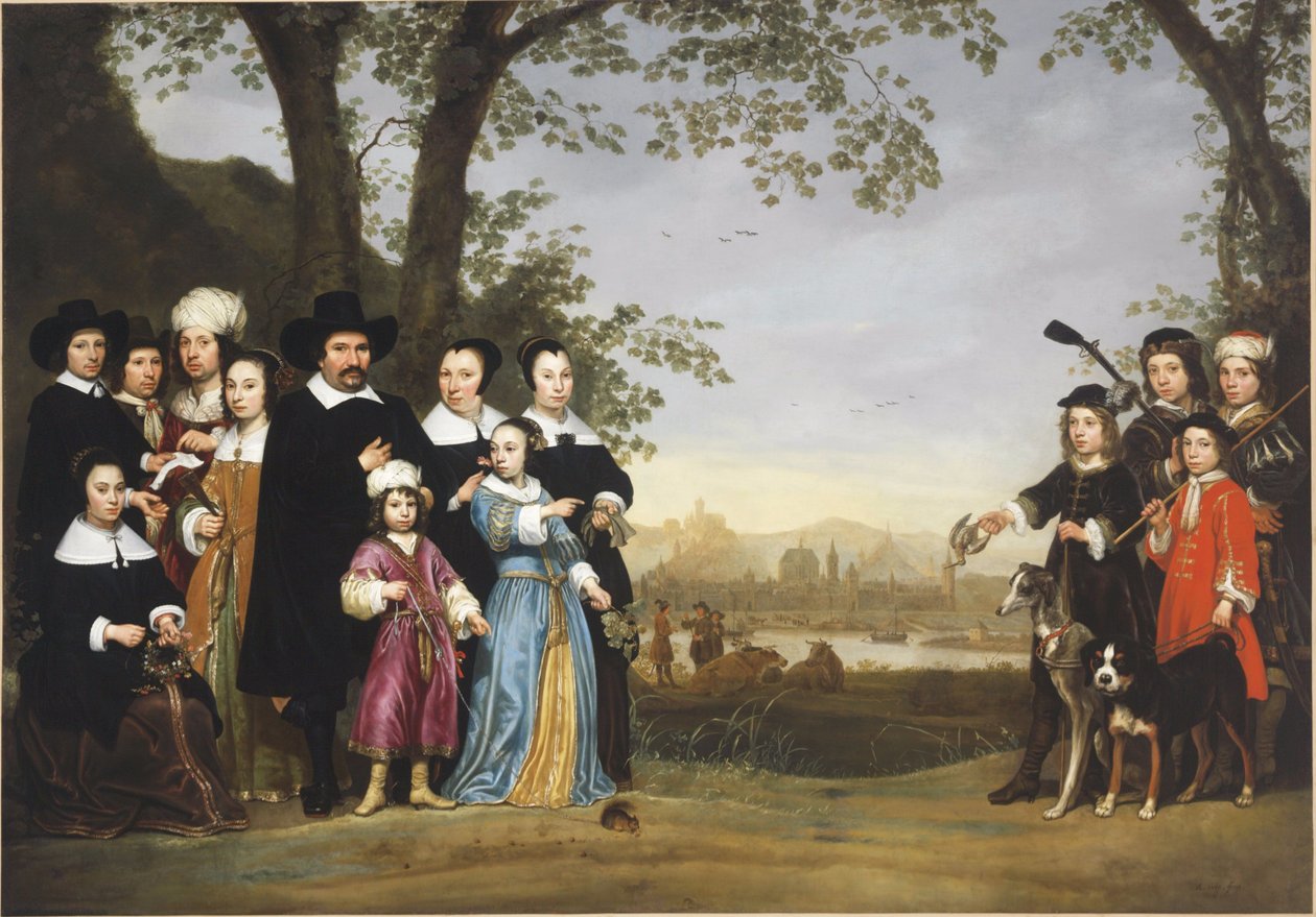 Portret rodziny Samów autorstwa Aelbert Cuyp