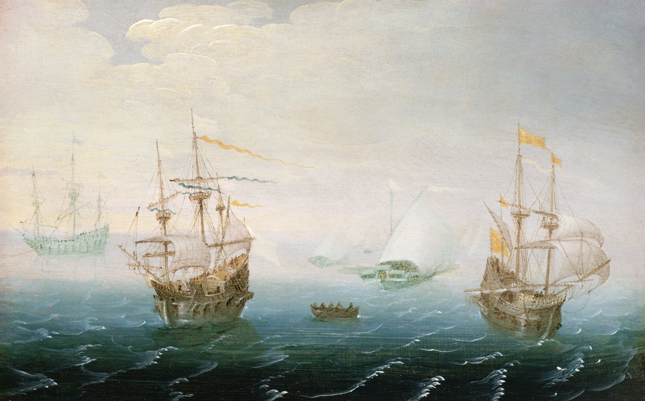 Siuntimas Stormy Seaspoli autorstwa Aert van Antum