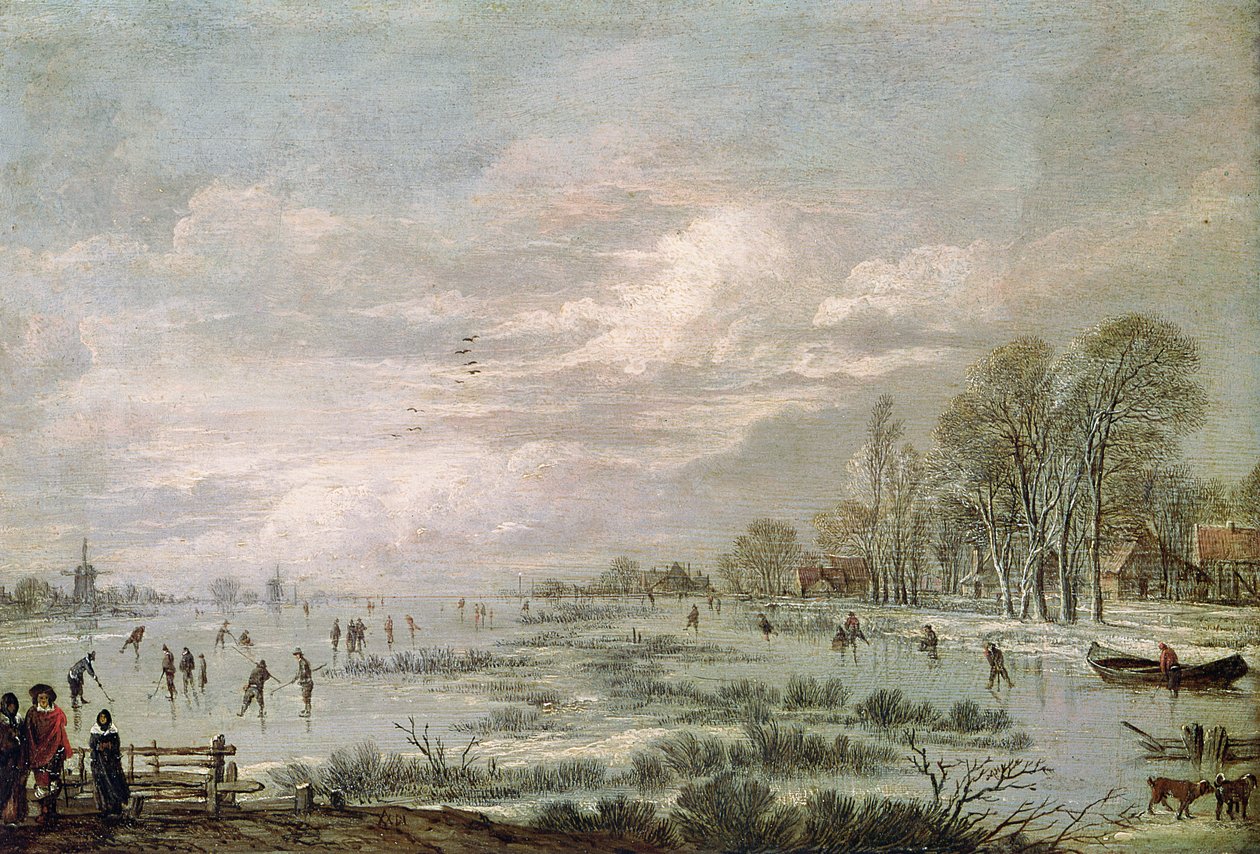 Zimowy krajobraz autorstwa Aert van der Neer