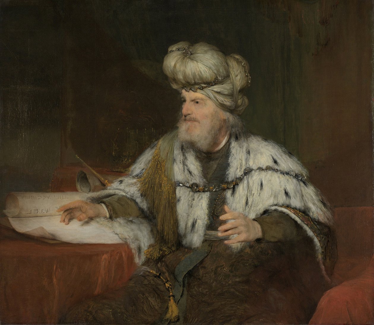 Król Dawid, ok. 1683 autorstwa Aernt de Gelder