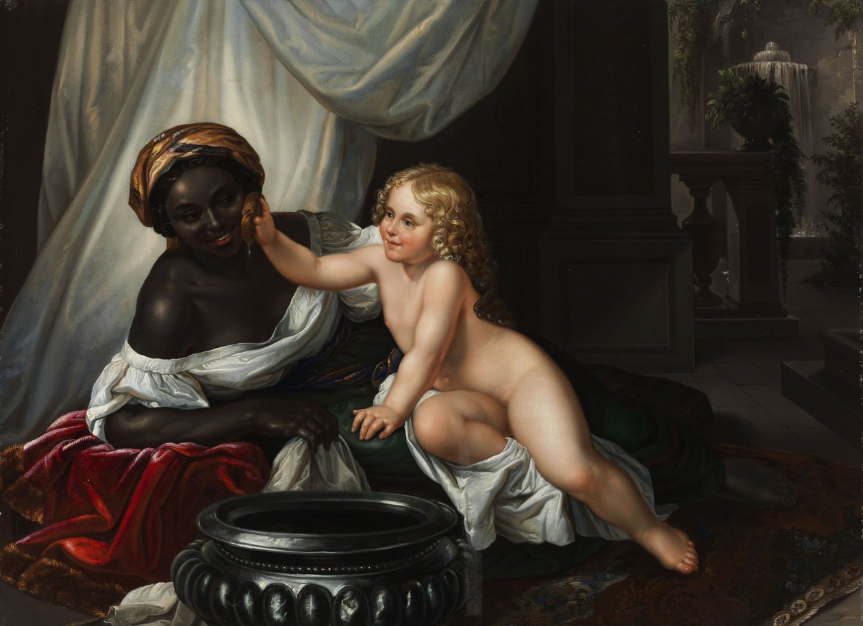 Mycie marchwi autorstwa After Carl Joseph Begas