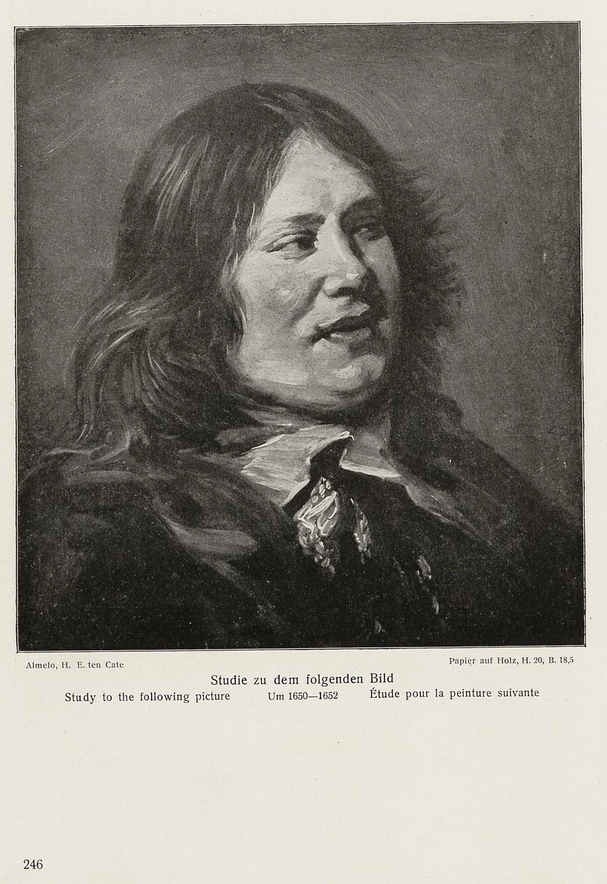 Szkic popiersia Stephanusa Gerardtsa autorstwa After Frans Hals