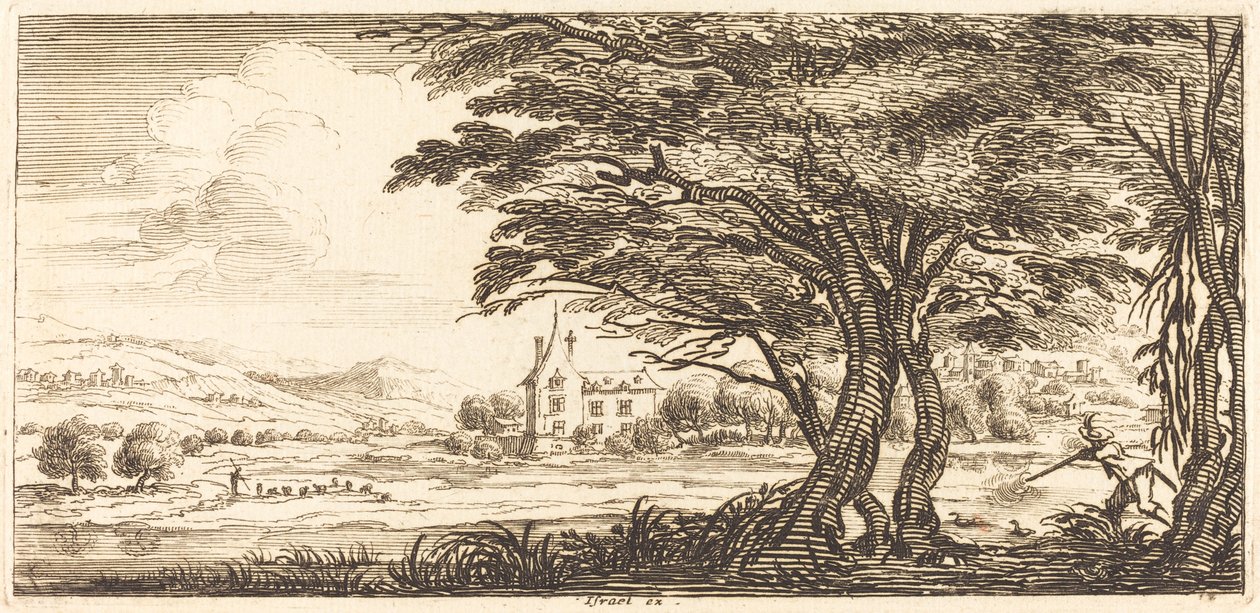 Krajobraz autorstwa After Jacques Callot