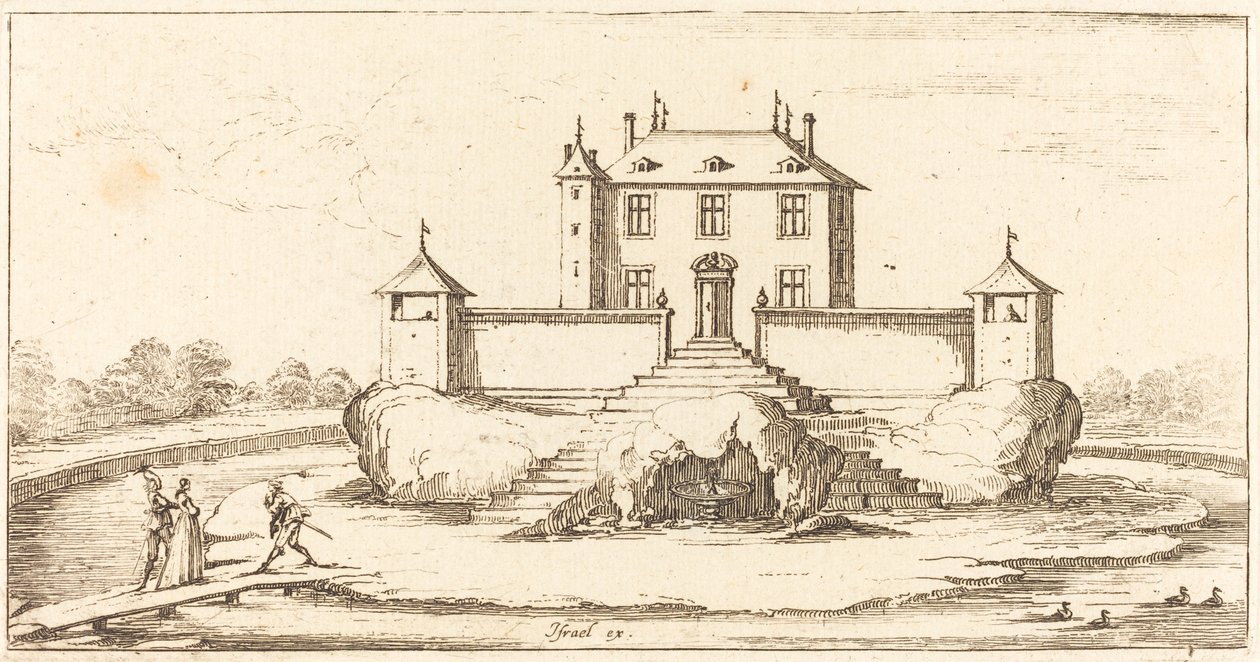 Krajobraz autorstwa After Jacques Callot