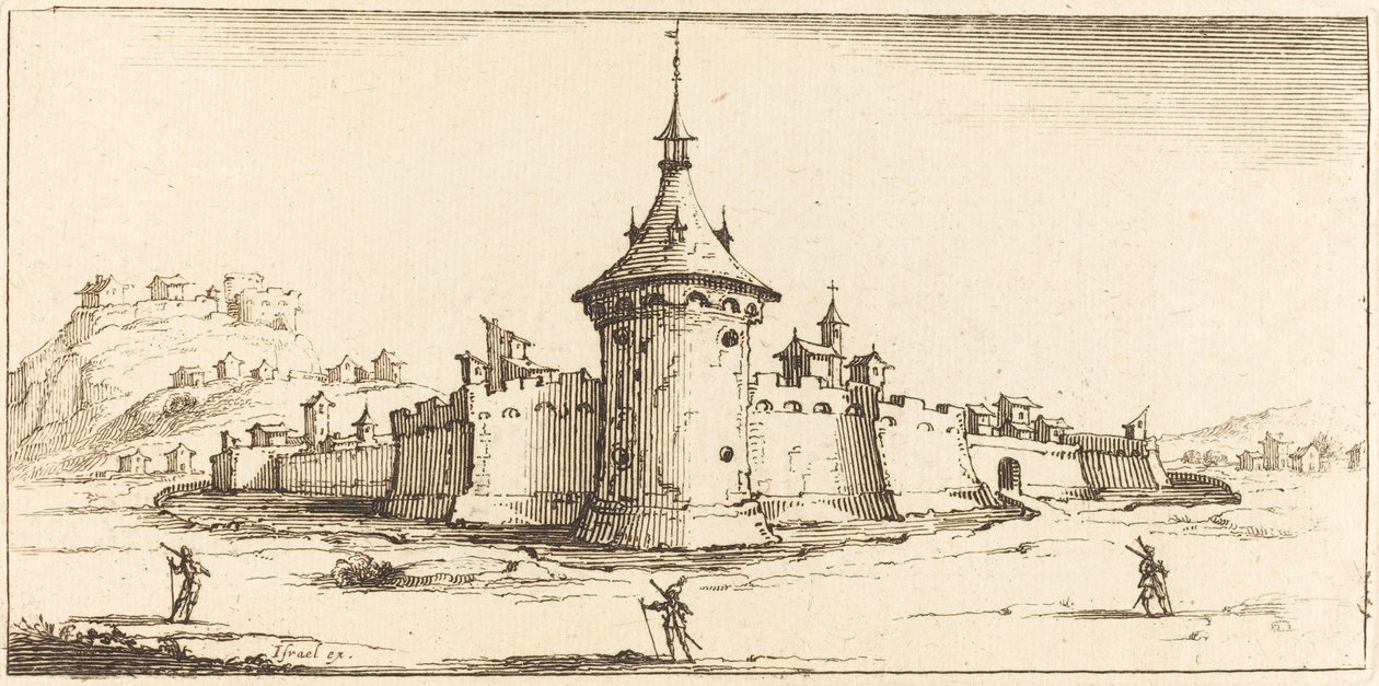 Krajobraz autorstwa After Jacques Callot