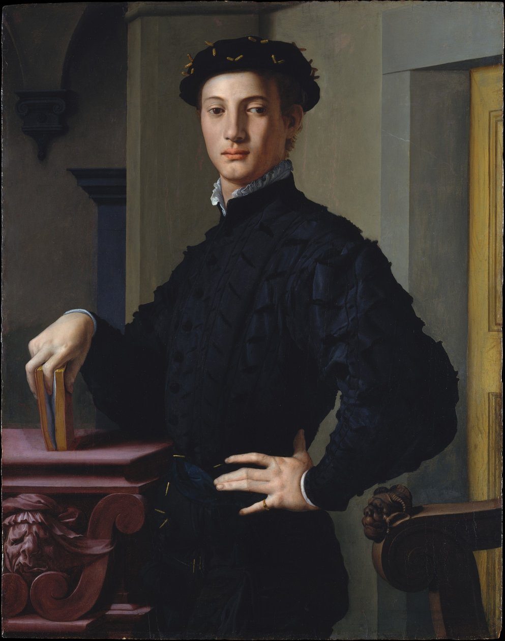 Portret młodego mężczyzny autorstwa Agnolo Bronzino