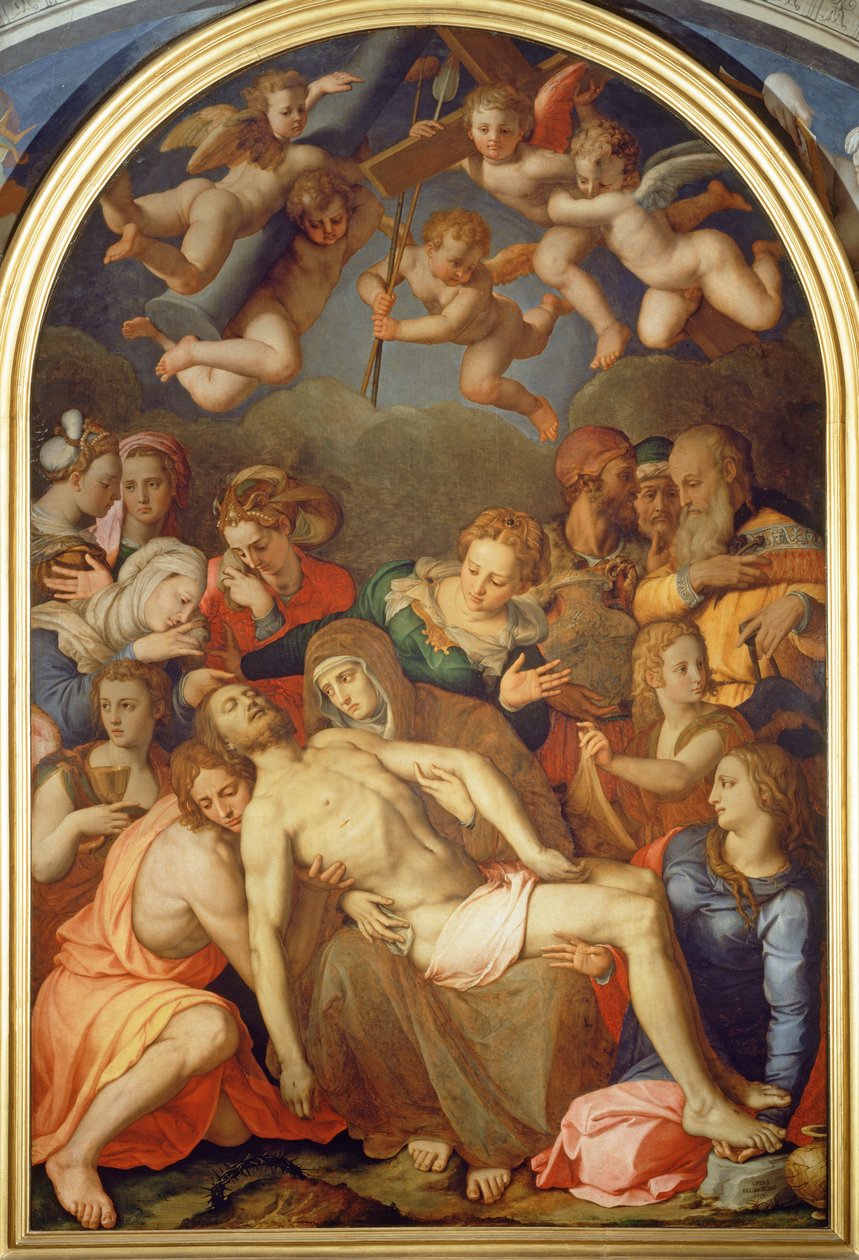 Depozycja, 1555 r. autorstwa Agnolo Bronzino