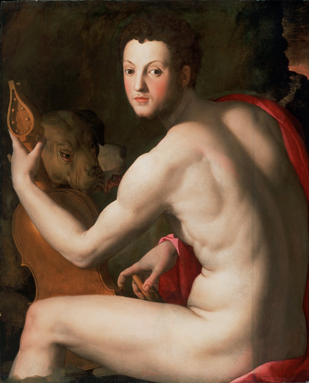 Portret Cosimo I de Medici jako Orfeusz autorstwa Agnolo Bronzino