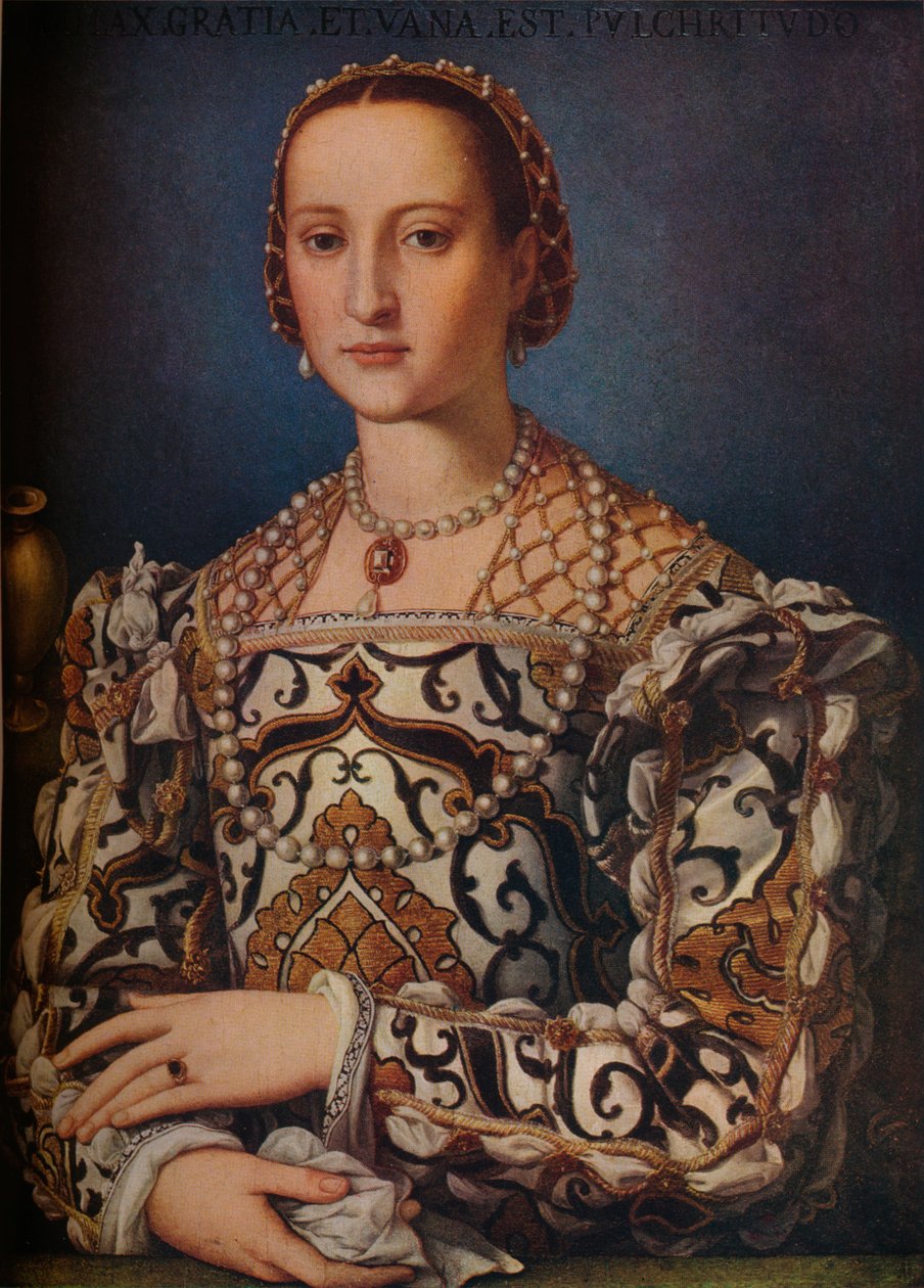 Eleonora z Toledo, ok. 1559 autorstwa Agnolo Bronzino