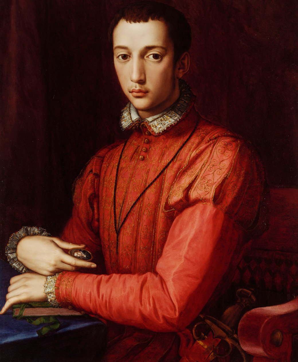 Portret Francesco I de „Medici autorstwa Agnolo Bronzino