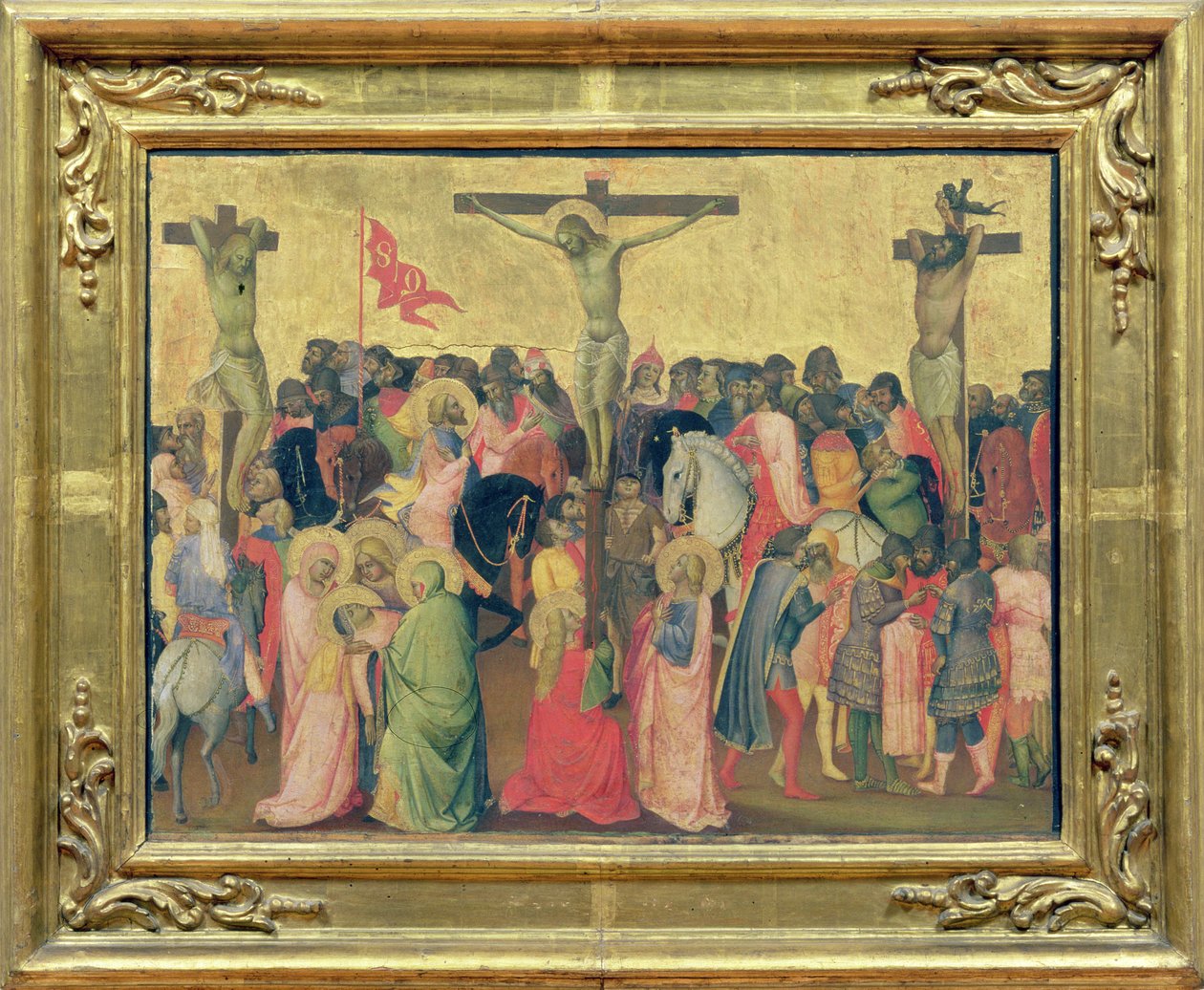 Ukrzyżowanie (tempera na panelu) autorstwa Agnolo Gaddi