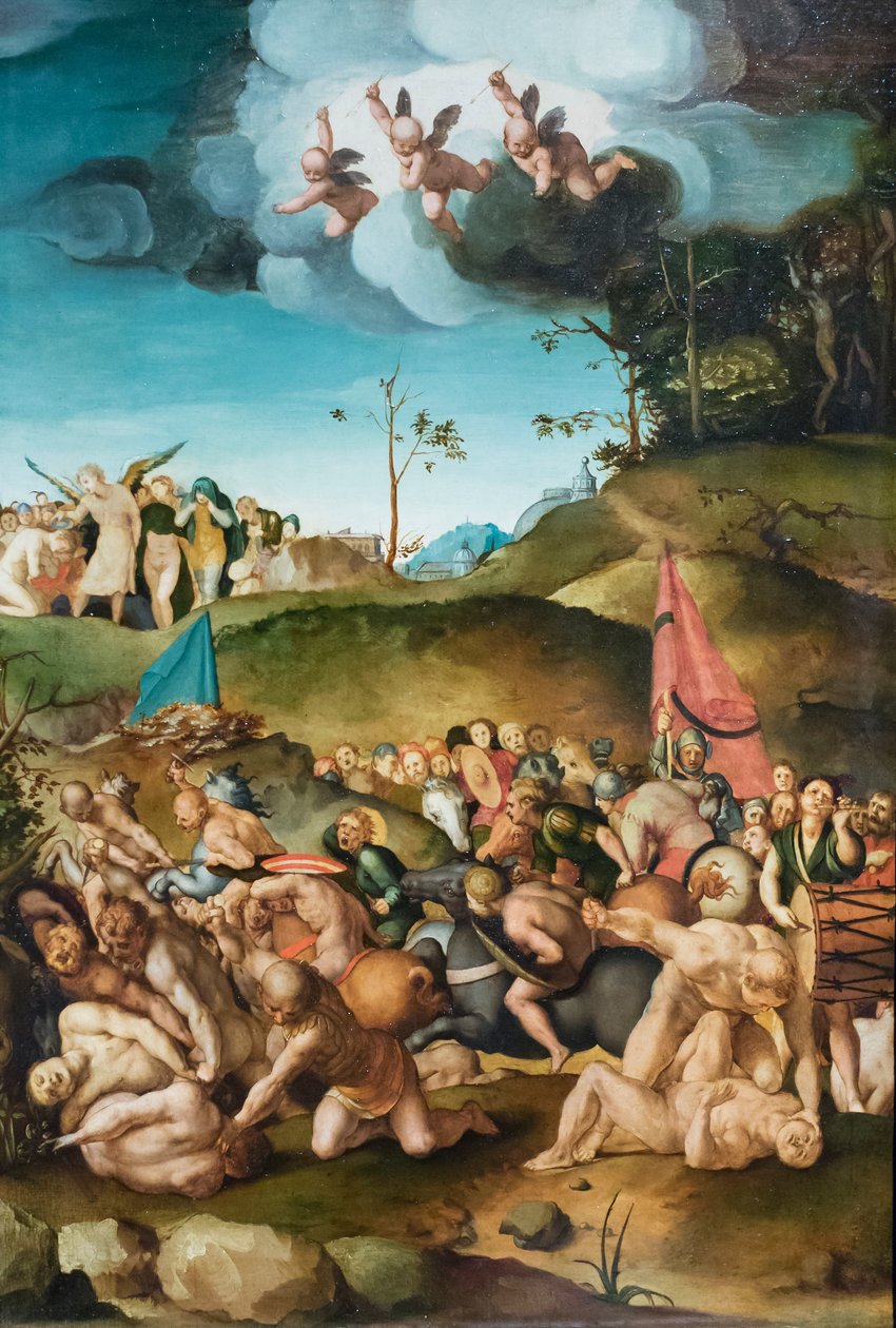 Dziesięć tysięcy męczenników autorstwa Agnolo Bronzino