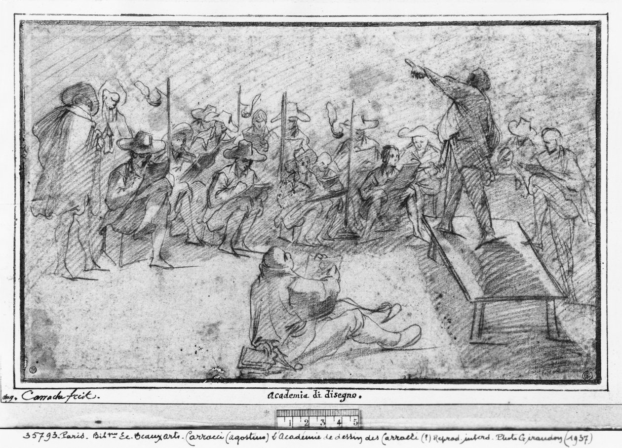 Akademia Rysunku autorstwa Agostino Carracci