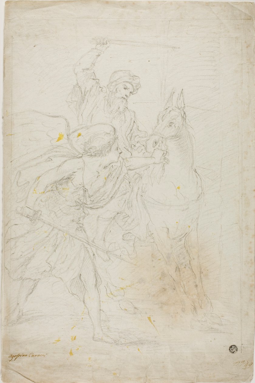 Osioł Balaama autorstwa Agostino Carracci