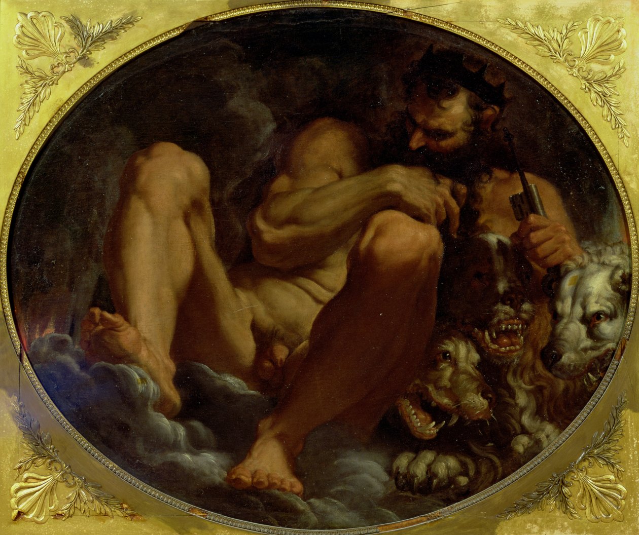 Pluton autorstwa Agostino Carracci