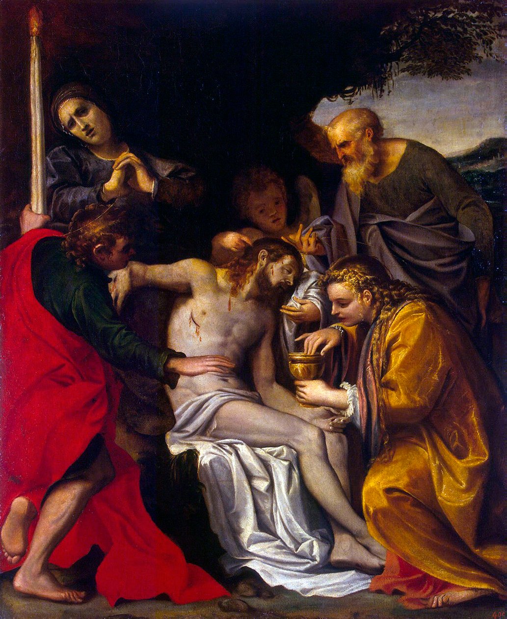 Opłakiwanie Chrystusa”, ok. 1586. autorstwa Agostino Carracci