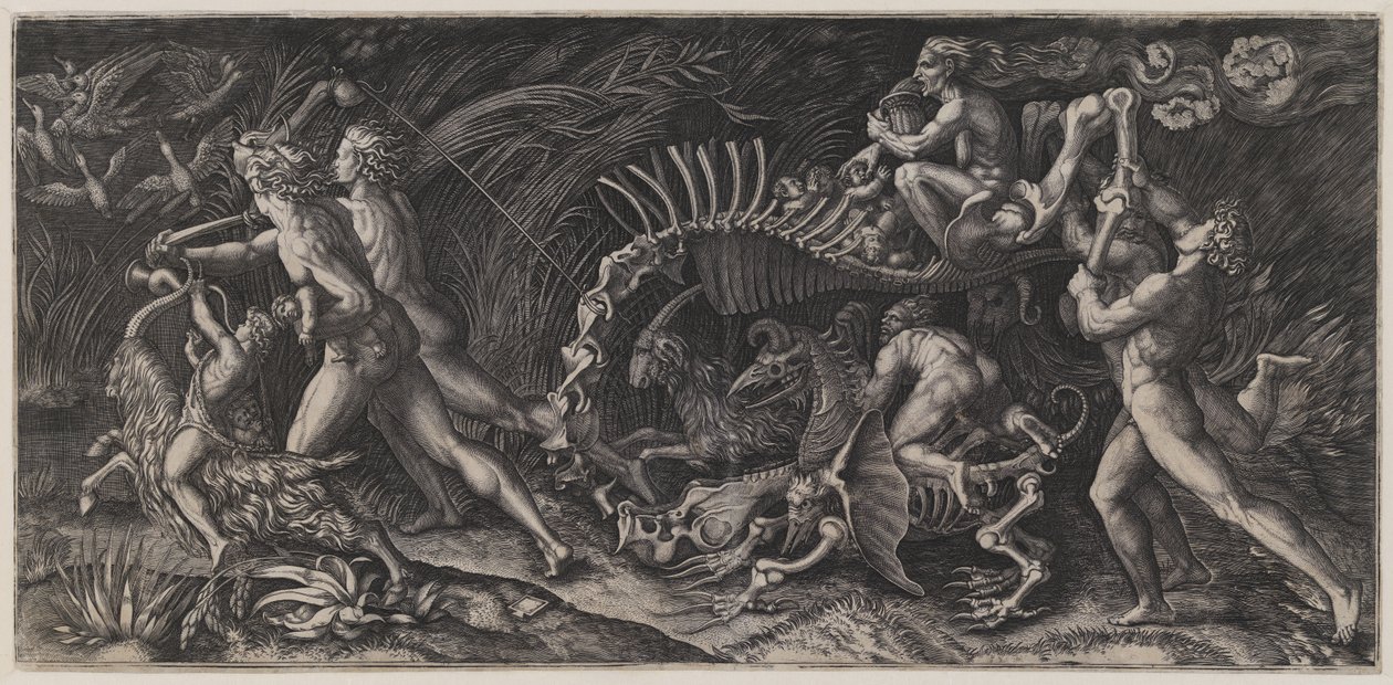 Ådslet ("Lo Stregozzo") autorstwa Agostino Veneziano