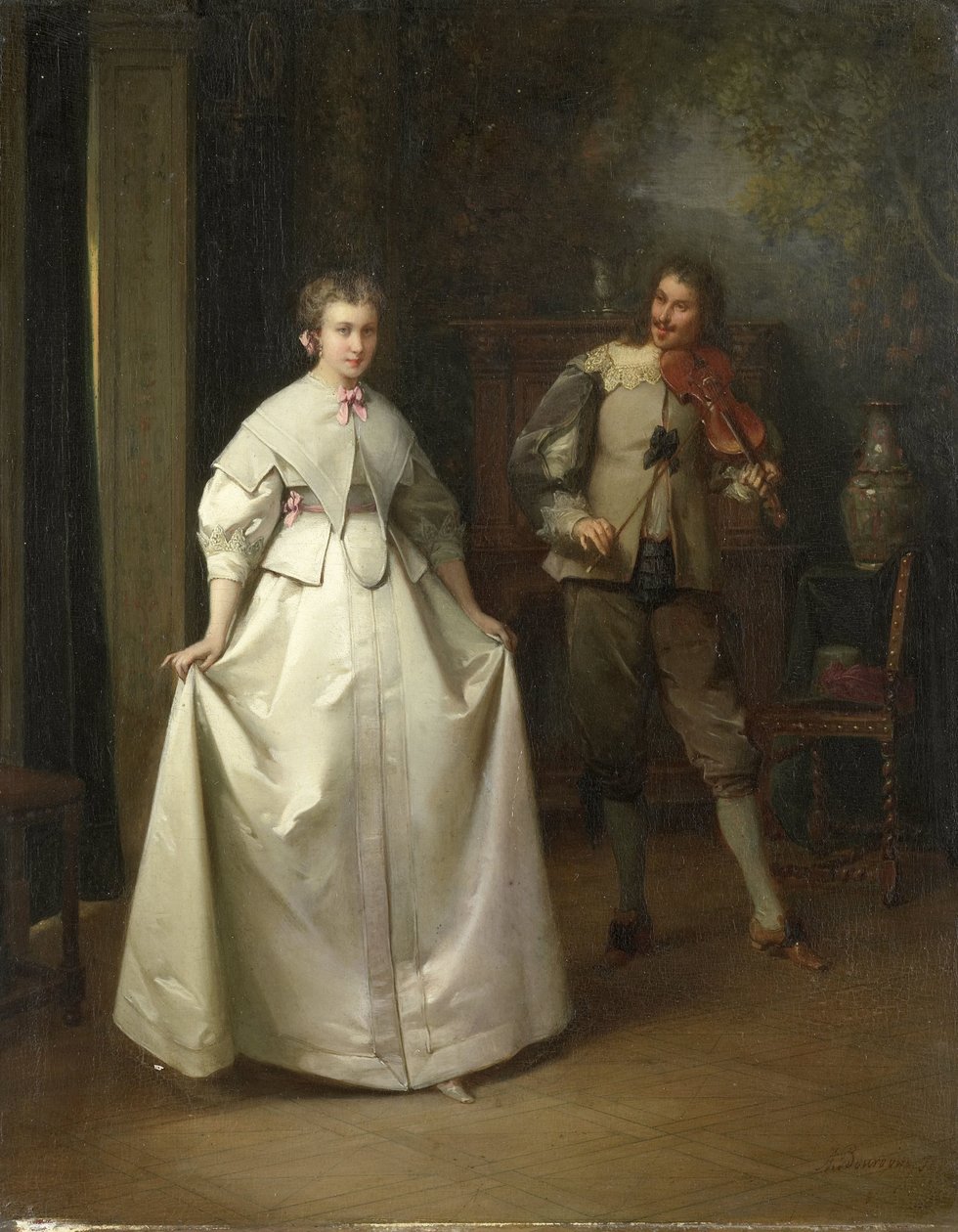 Taniec autorstwa Aimé Gabriel Adolphe Bourgoin