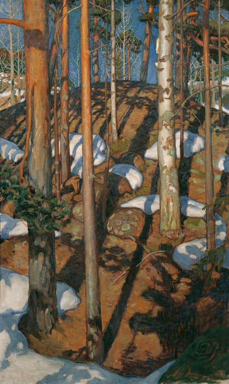 Wiosna, ok. 1900. autorstwa Akseli Gallen Kallela