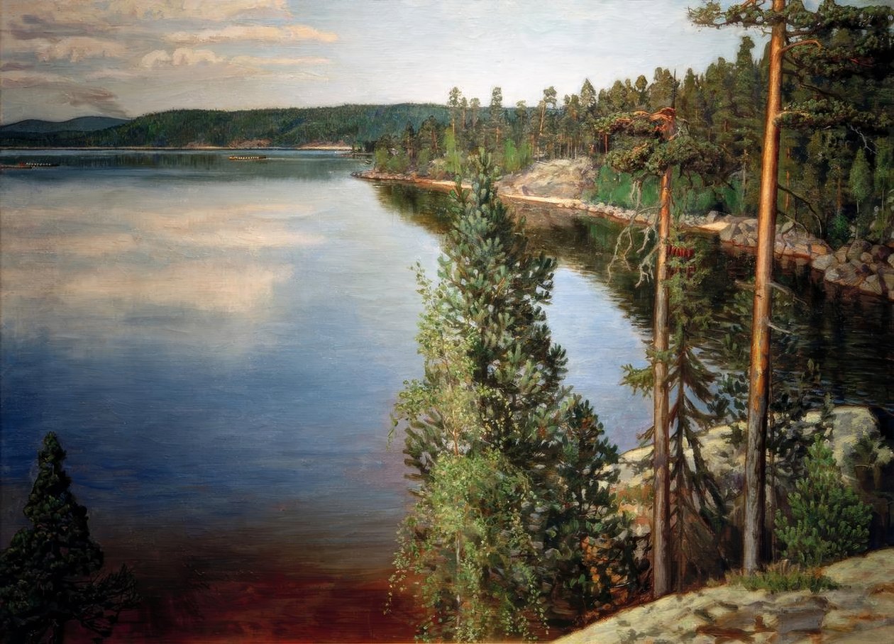 Krajobraz w Ruovesi autorstwa Akseli Valdemar Gallen Kallela