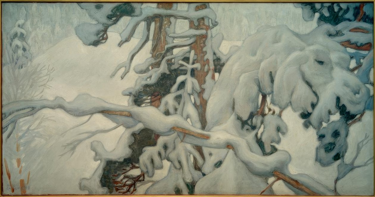 Zima autorstwa Akseli Valdemar Gallen Kallela