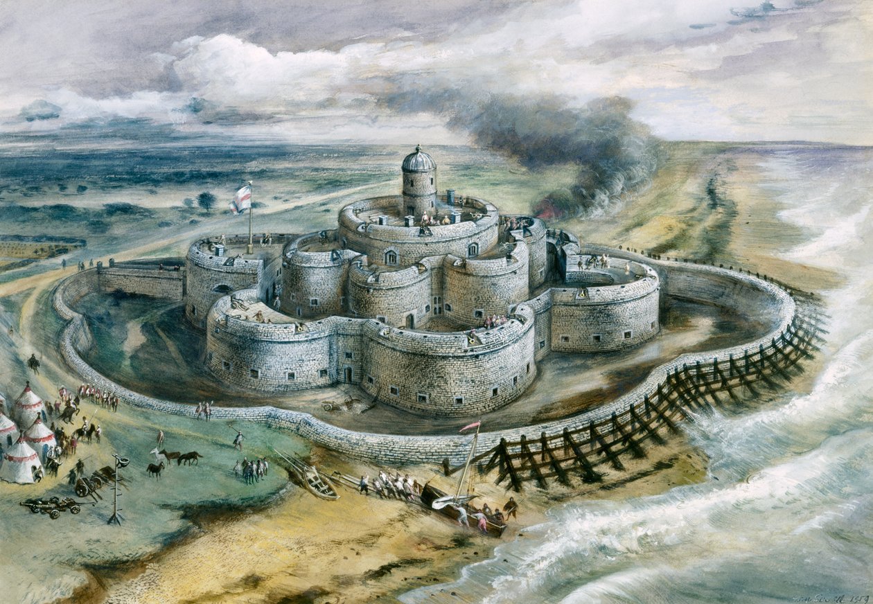 Zamek Deal, 1540, ok. 1960 autorstwa Alan Ernest Sorrell