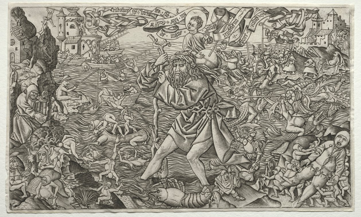 Św. Krzysztof, 1478-1506. autorstwa Alart du Hameel