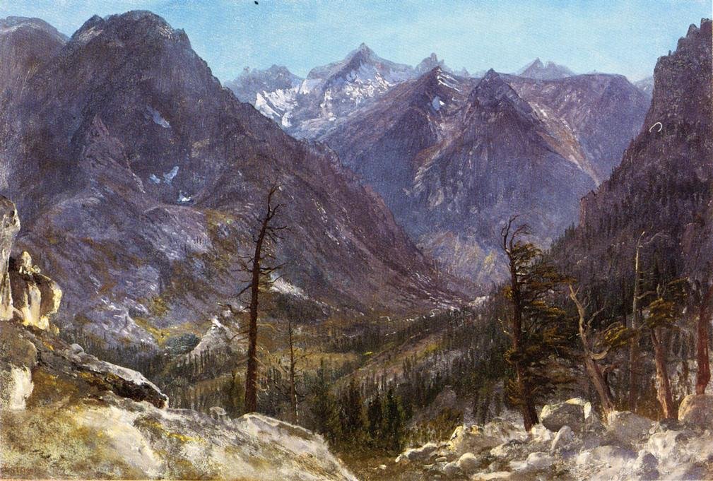Estes Park, Kolorado autorstwa Albert Bierstadt