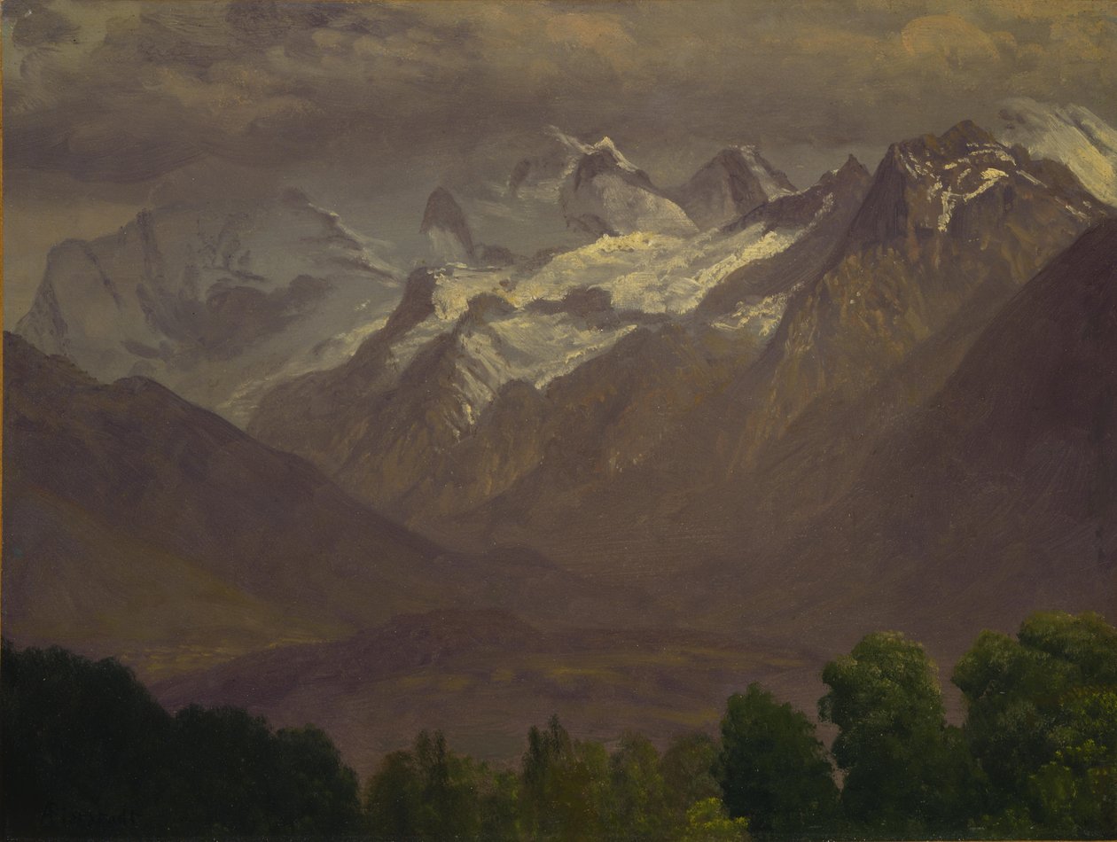 W Górach Wysokich autorstwa Albert Bierstadt