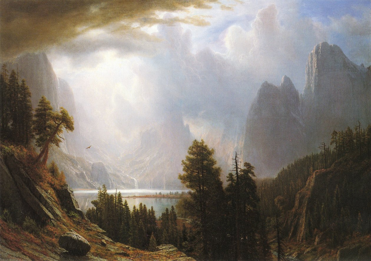 Krajobraz autorstwa Albert Bierstadt